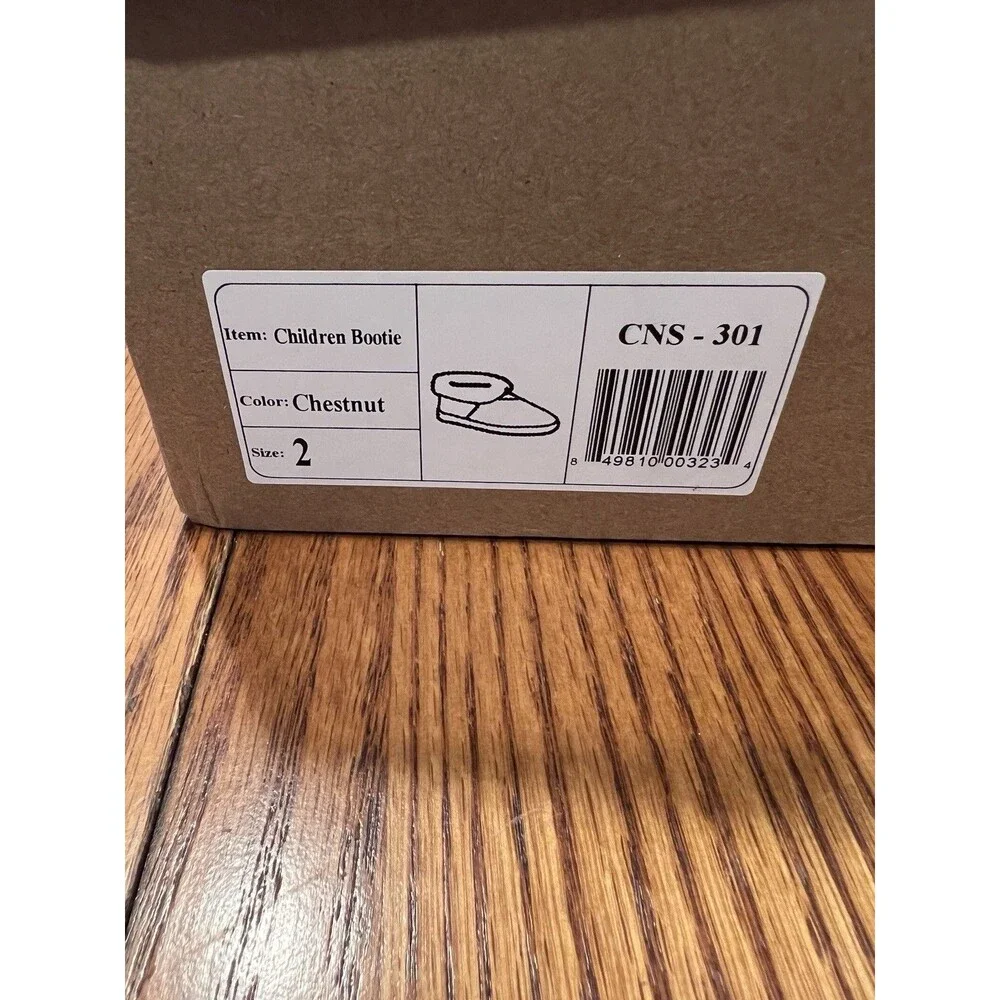 Cloud Nine Sheepskin Kid's Sheerling Booties US Childrens SIZE 2 CNS-301 New